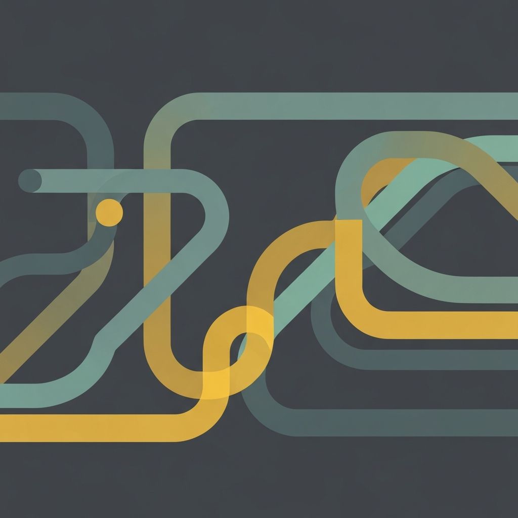 Abstraktes Konzept von Energieübertragung und Stoffwechselprozessen